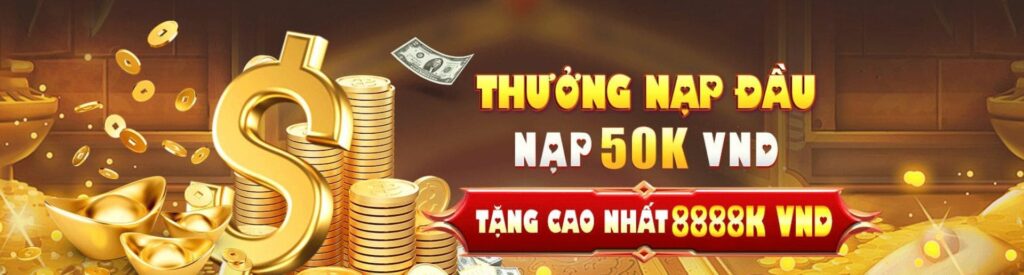 Thưởng nạp đầu 50k tại helo88